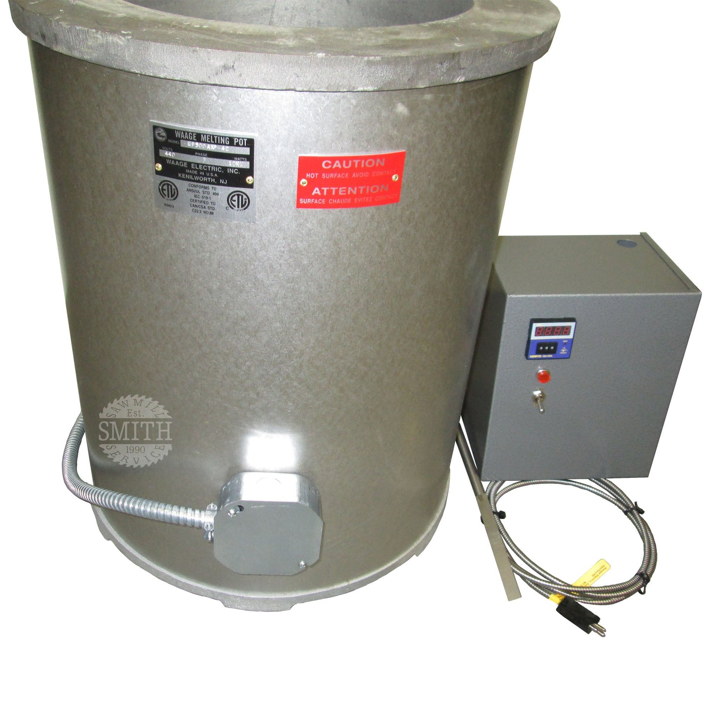 MP250AXP-2C, Babbitt Pot (100-1000 °F)