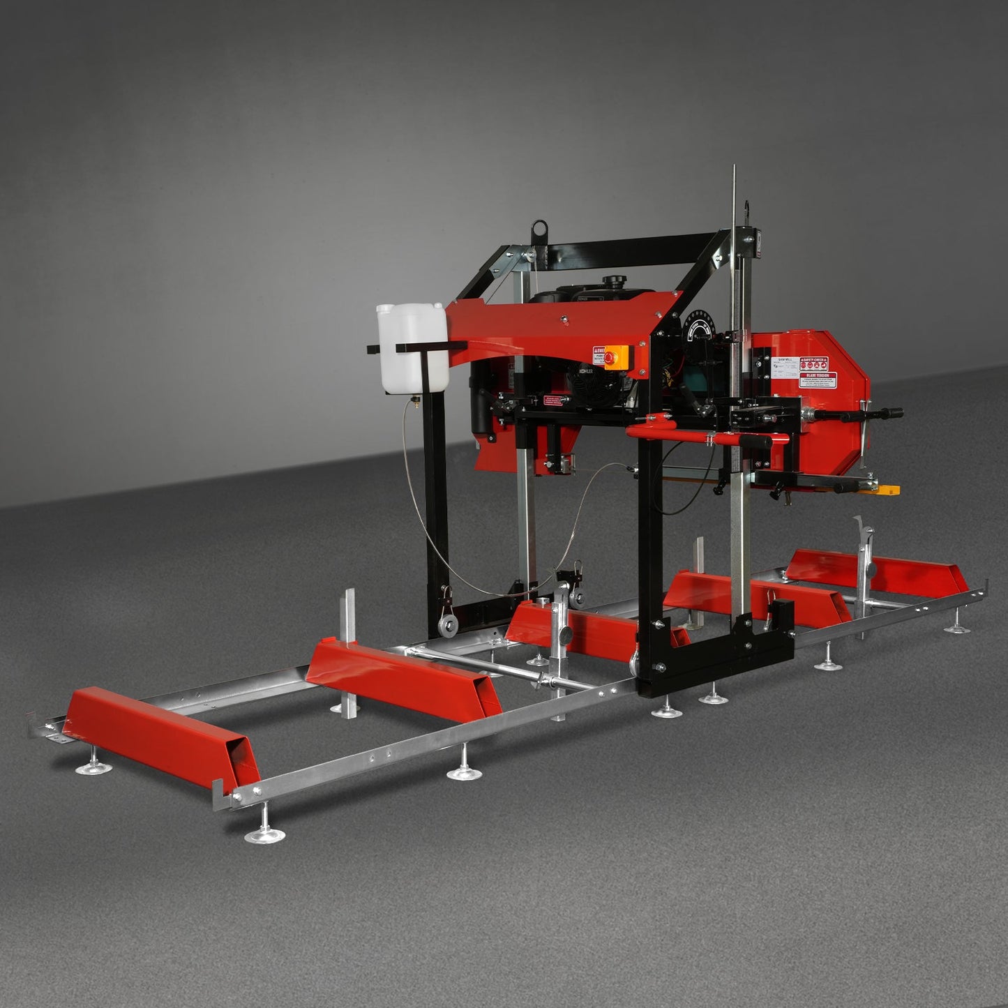 32" Portable Sawmill, KOHLER CH440 429cc E-Start Gasoline Engine, 29" Board Width, 13' Track Length , SM-32