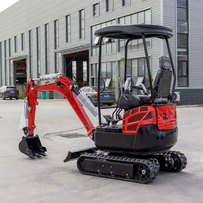 4,000 lbs Terror XVIII Mini Excavator, EPA Certified KUBOTA D902 Diesel Machine