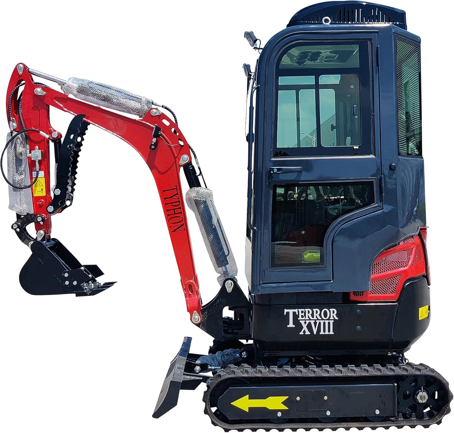 4,000 lbs Terror XVIII Mini Excavator, EPA Certified KUBOTA D902 Diesel Machine