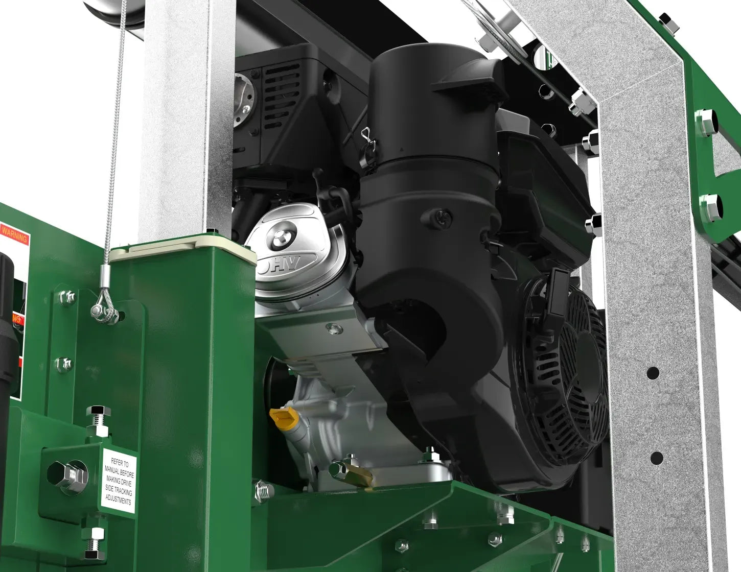 Kohler 14 HP engine on HM130MAX