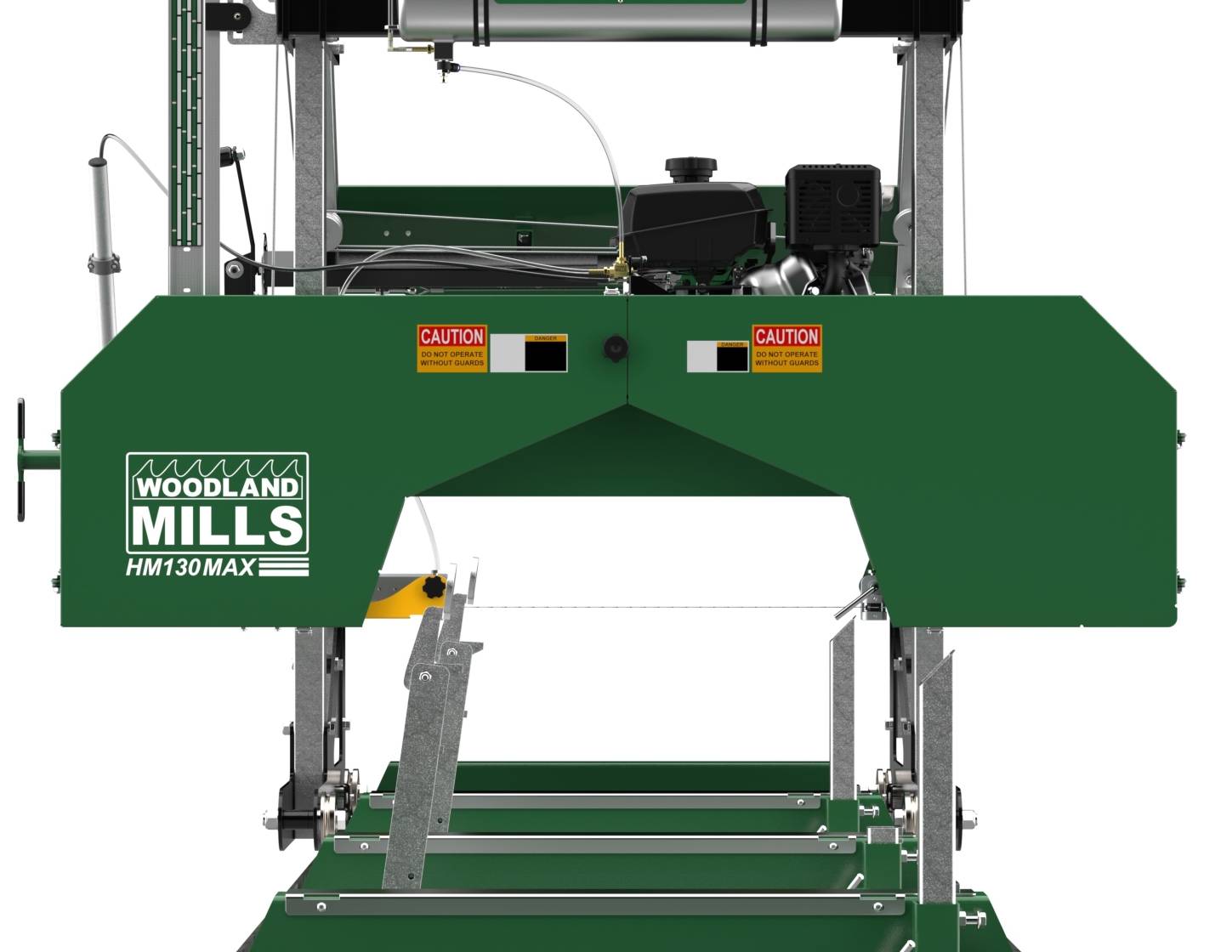 Pre-assembled sawhead from factory