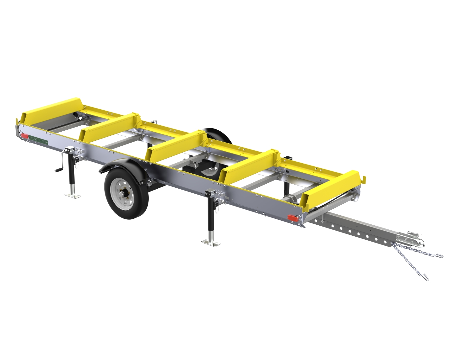 Woodlander trailer package for mobile milling
