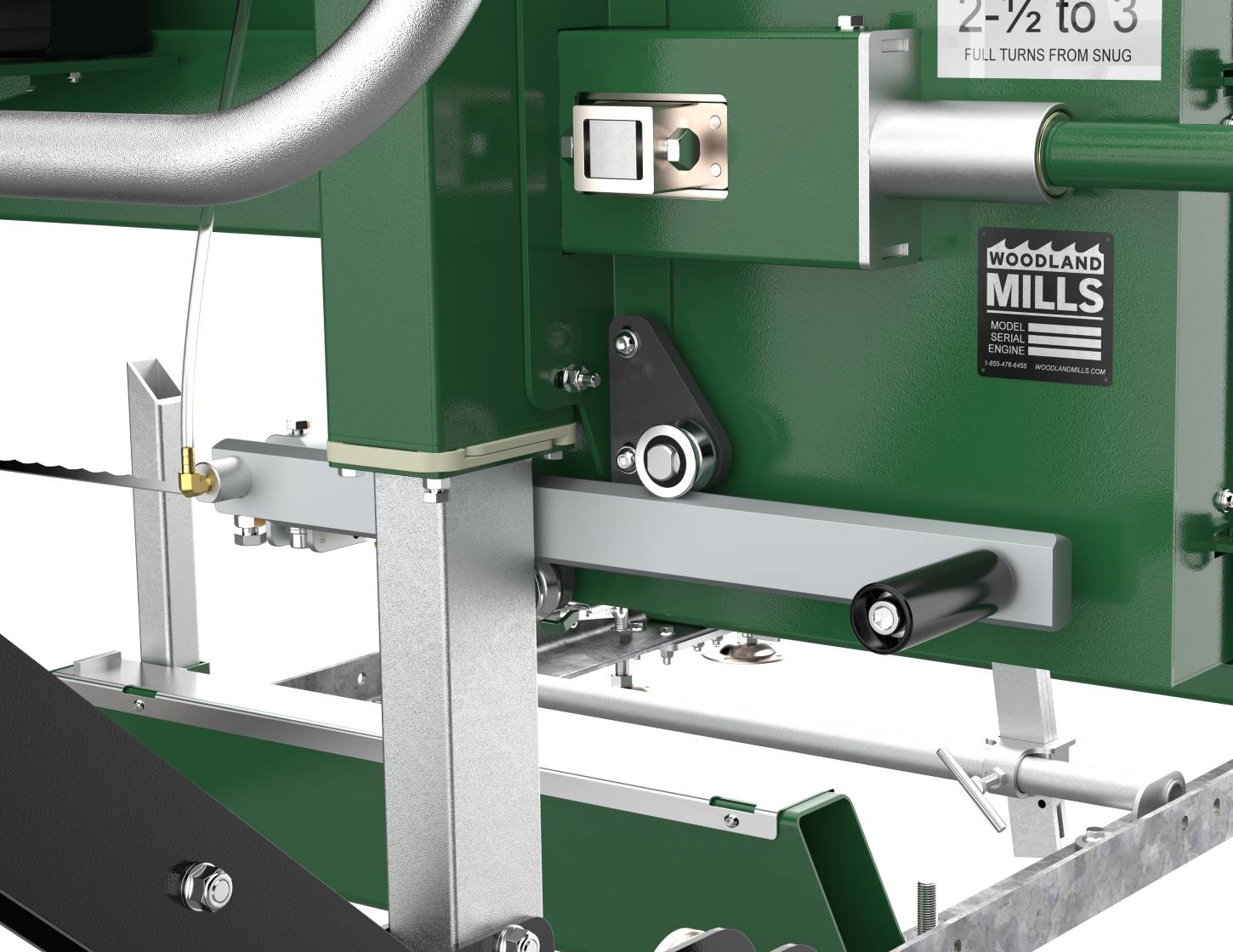 Auto-locking adjustable blade guide