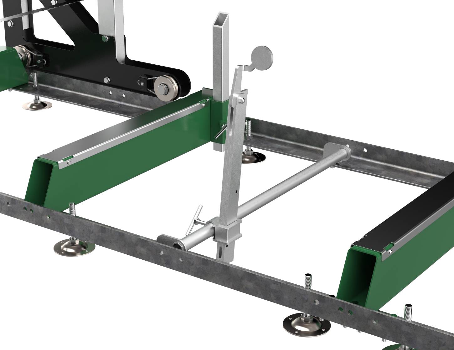 Precision machined rigid track system