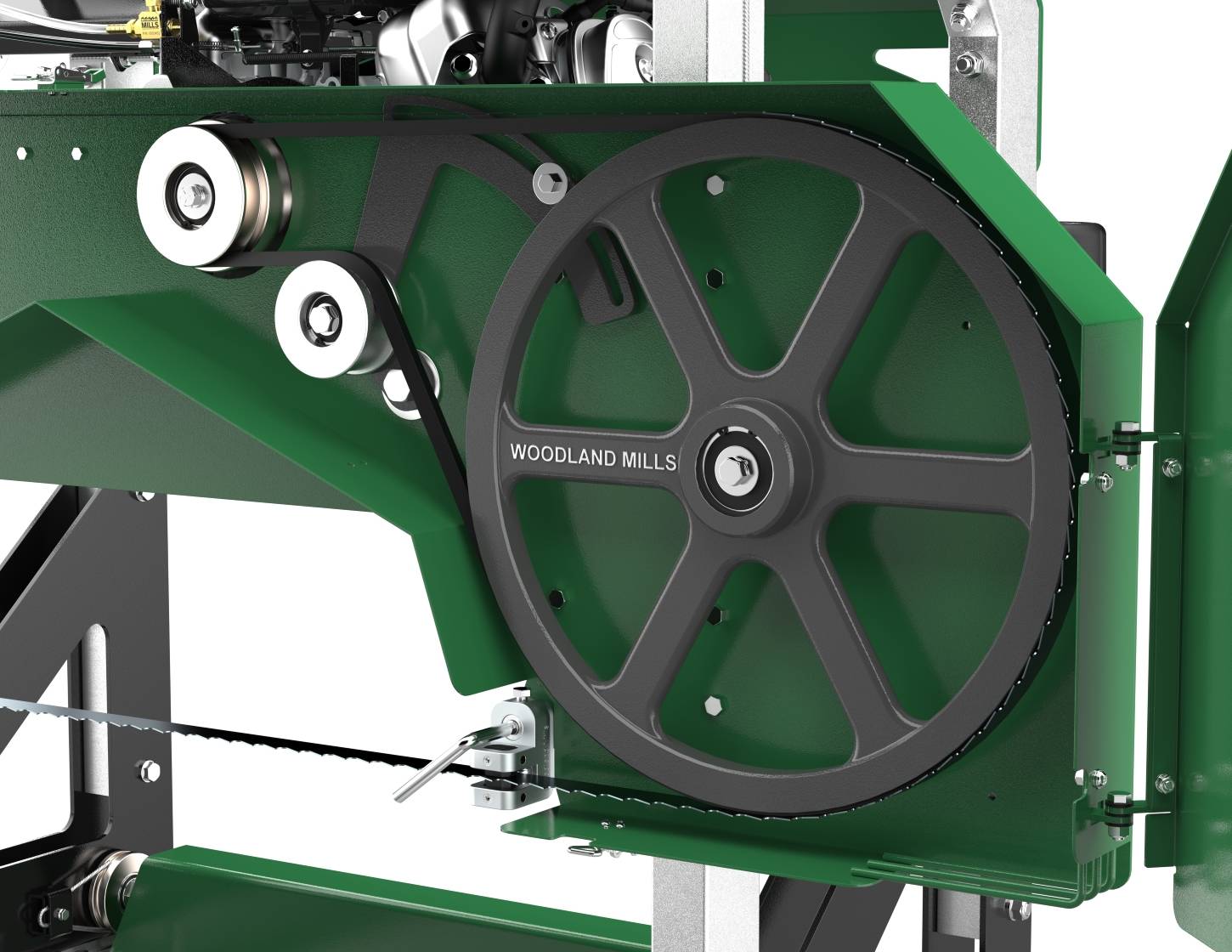 High speed machine balanced bandwheels