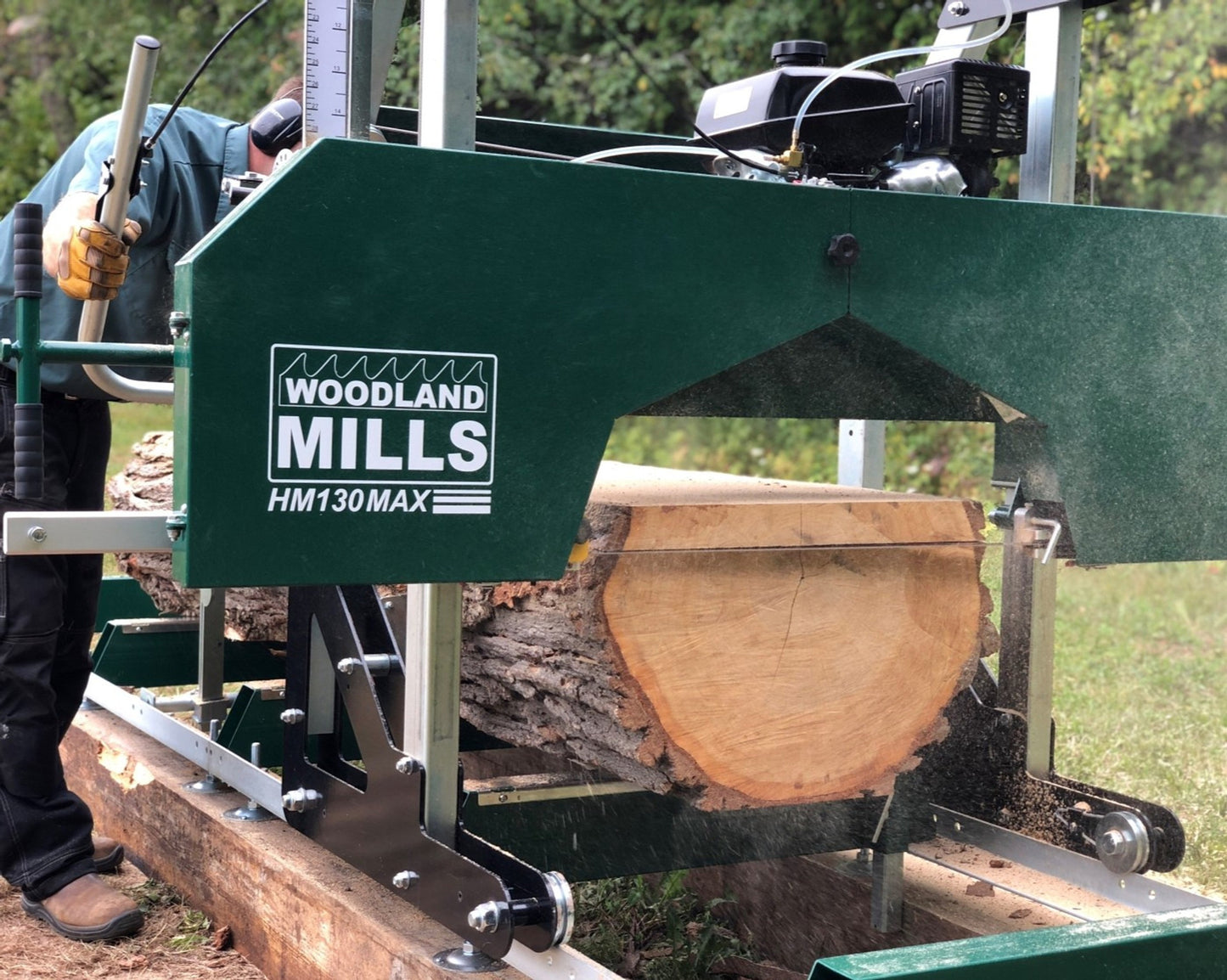 HM130MAX Ground Mounted Sawmill