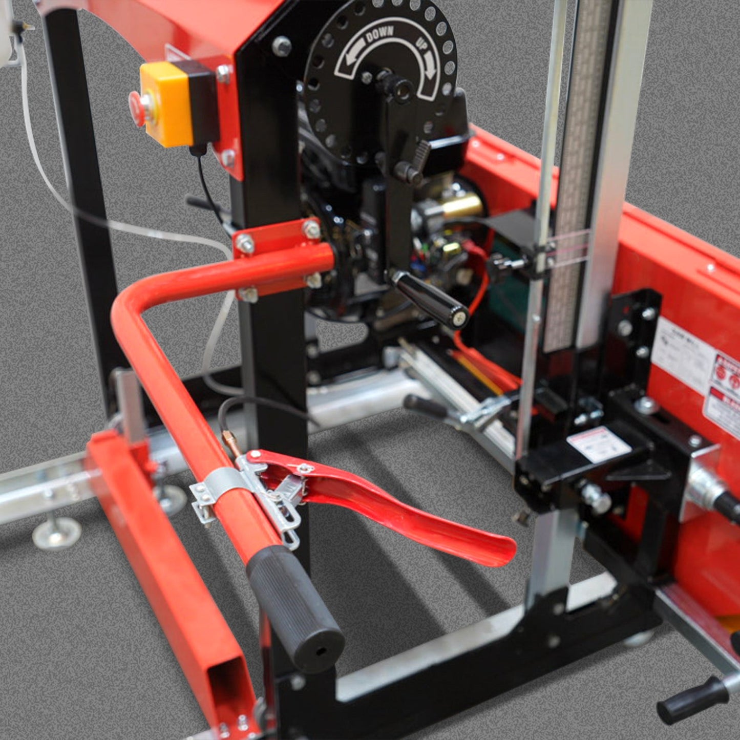 32" Portable Sawmill, KOHLER CH440 429cc E-Start Gasoline Engine, 29" Board Width, 13' Track Length , SM-32