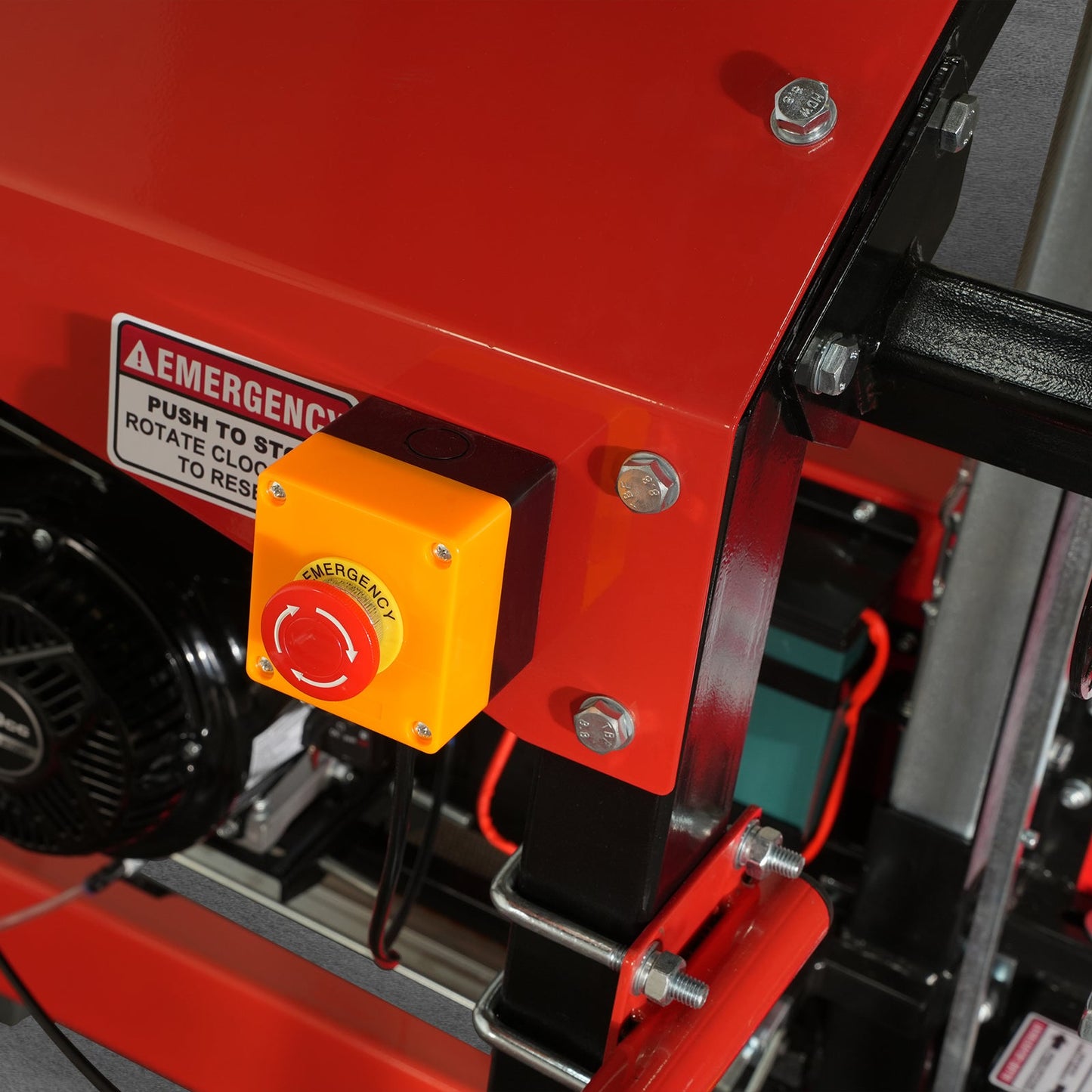 32" Portable Sawmill, KOHLER CH440 429cc E-Start Gasoline Engine, 29" Board Width, 13' Track Length , SM-32